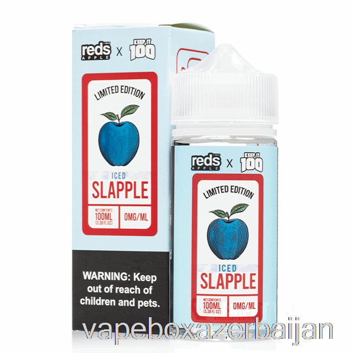 E-Juice Vape Iced Slapple - 7 Daze x Keep It 100 - 100mL 6mg